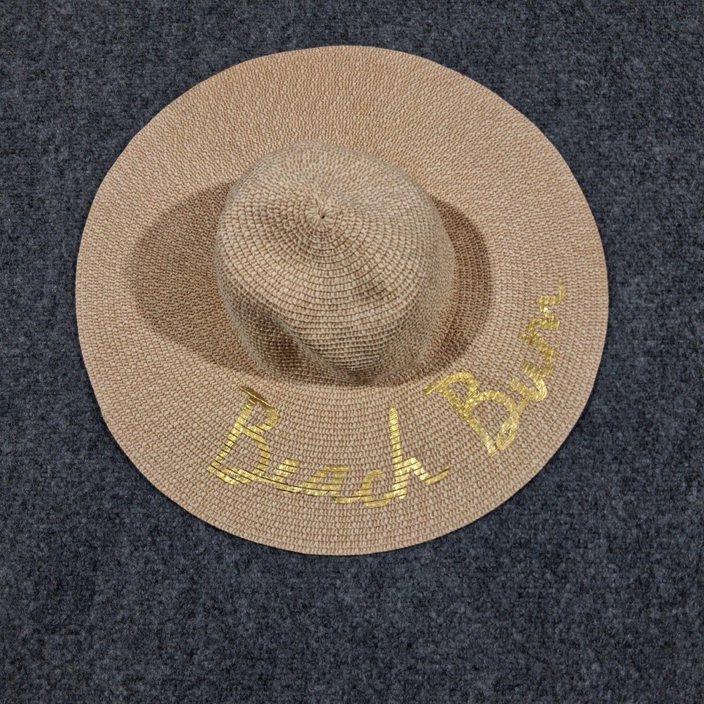 SONOMA - WOMEN - STRAW SUN HAT w/ALOHA - ONE SIZE (7-clr-hat)